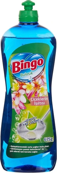 Bingo Çiçeklerin Işıltısı Sıvı Bulaşık Deterjanı