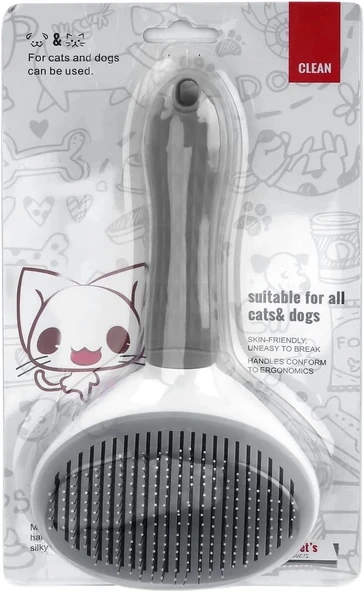 Kedi Köpek Tüy Toplayıcı Pet Tarak 20 Cm - 5