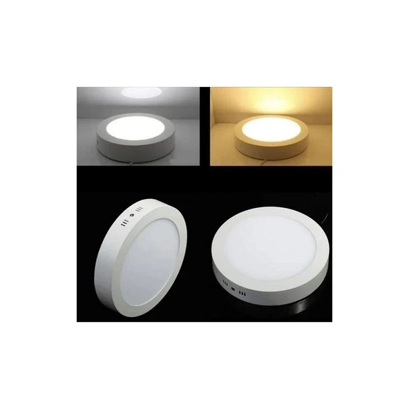 Cata 30W Sıva Üstü LED Panel (Yuvarlak) 6400K - 2