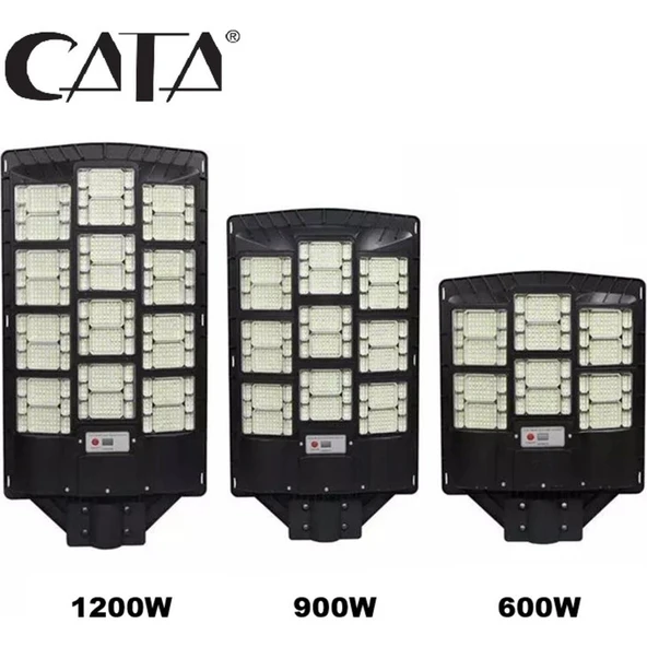 Cata 1200W Solar Sokak Armatürü 6400K - 3