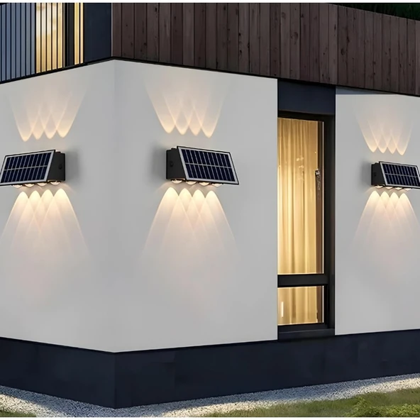 Cata 20W Kos Solar LED Aplik (Dış Mekan)(Günışığı)