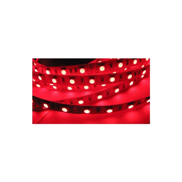 Ack 5 Metre Üç Çıp Kırmızı 60LED 12V IP20 Serıt LED - 3