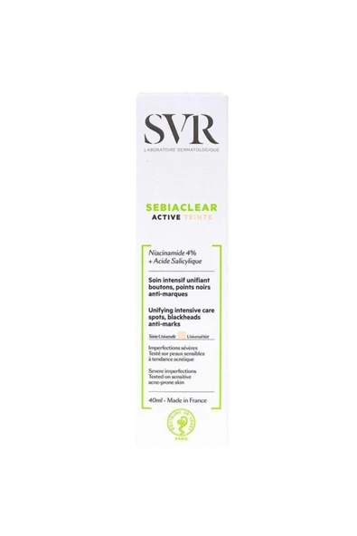 SVR Sebiaclear Active Renkli Bakım Kremi 40ml