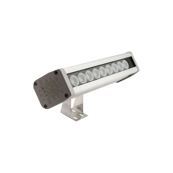 Ack 9X1W Amber IP65 27CM LED Wallwasher