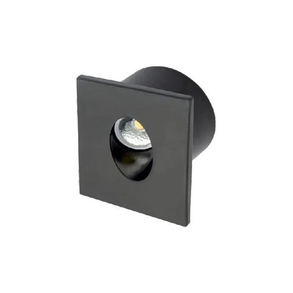 Cata 3W Ledli Koridor Arm. Siyah Kasa(Günışığı)