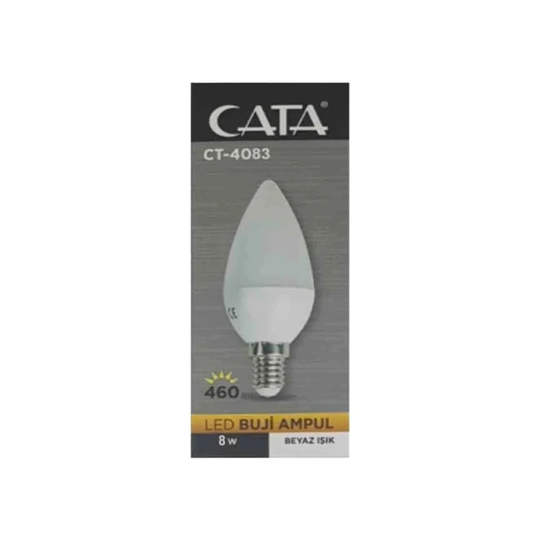 Cata 8W LED Buji Ampul(Beyaz) - 2
