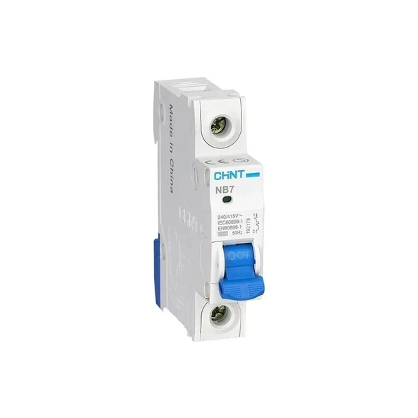 Chint Nb7 Serisi / 1 Kutuplu 6ka / C Tipi 25A Otom