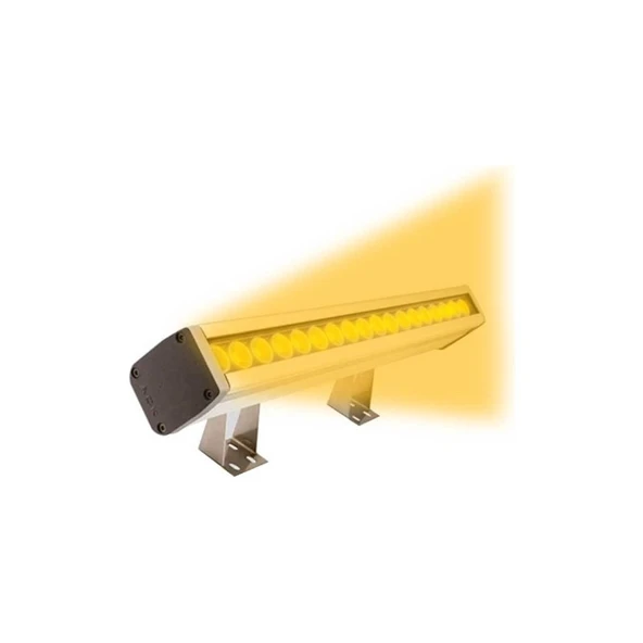 Ack 18X1W Amber IP65 50CM LED Wallwasher - 2