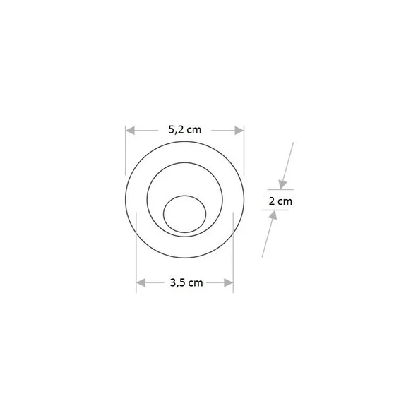Cata 1,5W Power LED Ufo Spot Siyah Kasa (Günışığı) - 2