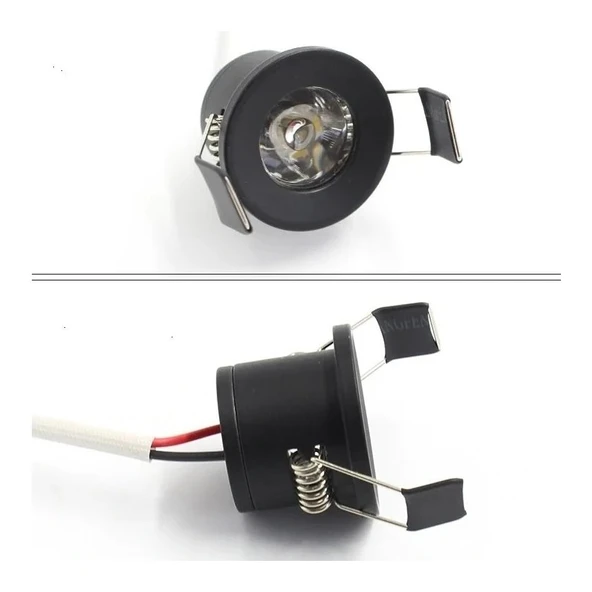 Cata 1,5W Yıldız Spot Power Ledli Siyah K.(Beyaz) - 2