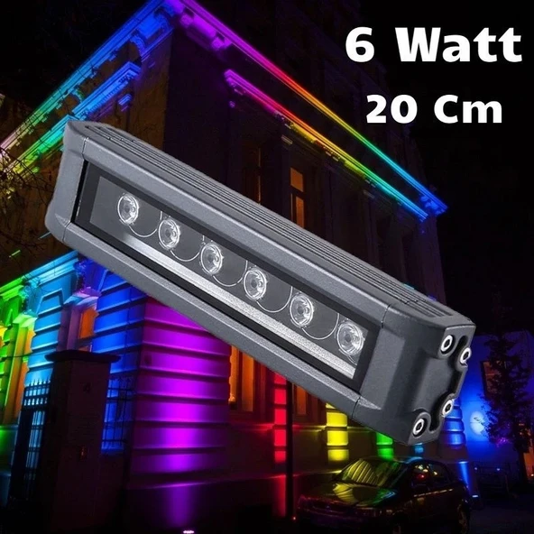 Cata 6W Gold Wallwasher Ultra Slim(20 Cm)(G.ışığı) - 2