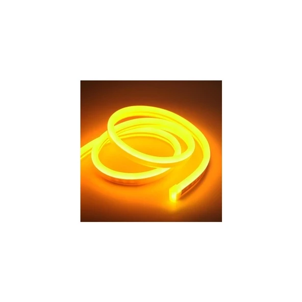Molled 5 mt 10W 12V Amber Işık Neon LED - 2