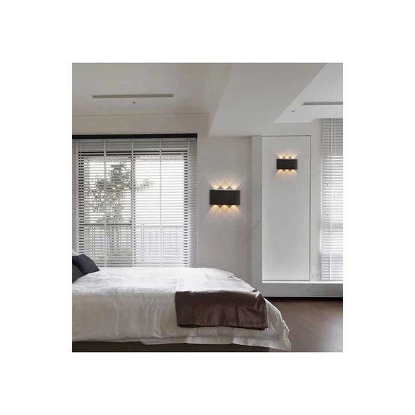 Ack 6 x 1w / Smd Chıp / Siyah Aplik / 3000k / Ip54 / - 5