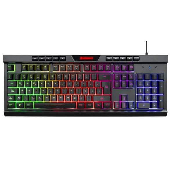 GB-G69K GameBooster G69K Outlander Rainbow Aydınlatmalı Membrane Oyun Klavyesi ürün görseli 1