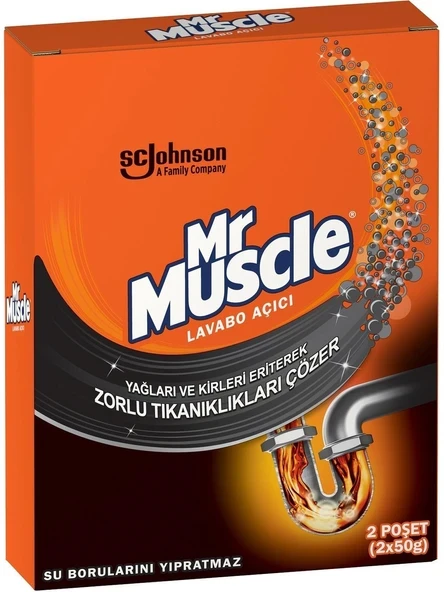 Mr. Muscle Jel ve Granüllü Lavabo Açıcı 2 li