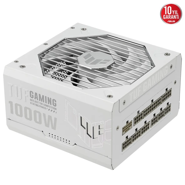 ASUS TUF GAMING 1000G Beyaz 80Plus Gold 1000W Modüler ATX 3.1 Güç Kaynağı - 7