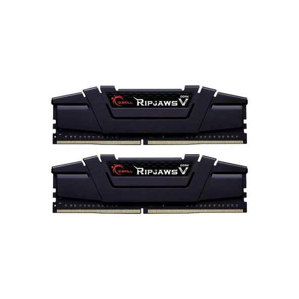 GSKILL RipjawsV F4-4000C18D-32GVK Siyah DDR4-4000Mhz CL18 32GB (2X16GB) DUAL (18-22-22-42) 1.40V ürün görseli 1