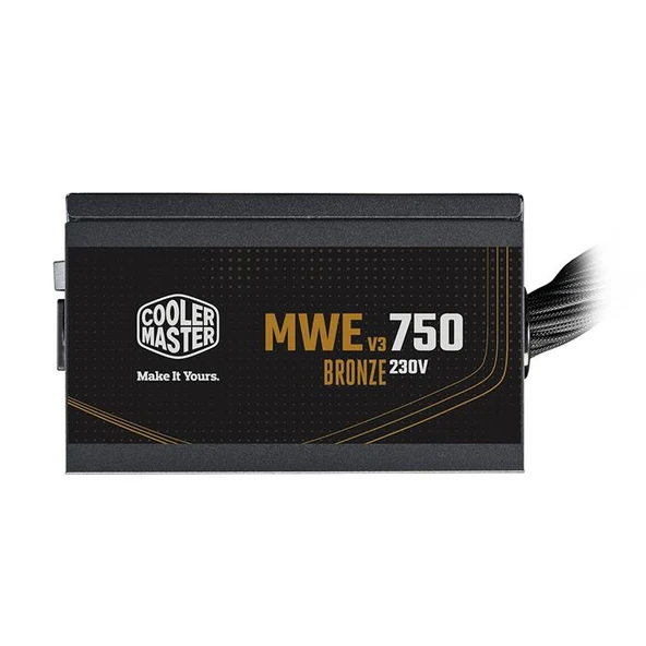 Cooler Master MPE-7501-ACABW-3BEU 750W MWE V3 80+ Bronze ATX 3.1 Aktif PFC 120mm Fanlı PSU - Resim 3