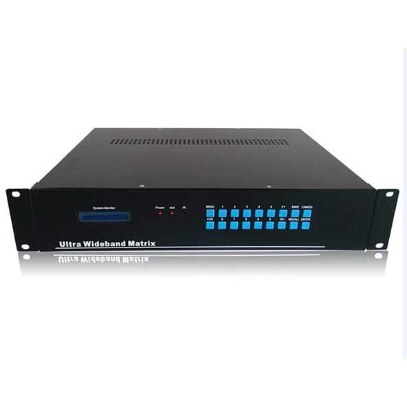 Beek BS-1616H HDMI Matrix 16 x 16 16 giriş 16 çıkış RJ45 port RS232 port HDMI 1.4b HDCP 1.2 1080p/60Hz çözünürlük Uzaktan kumanda ile yönetim RS232 Arayüz ürün görseli 1