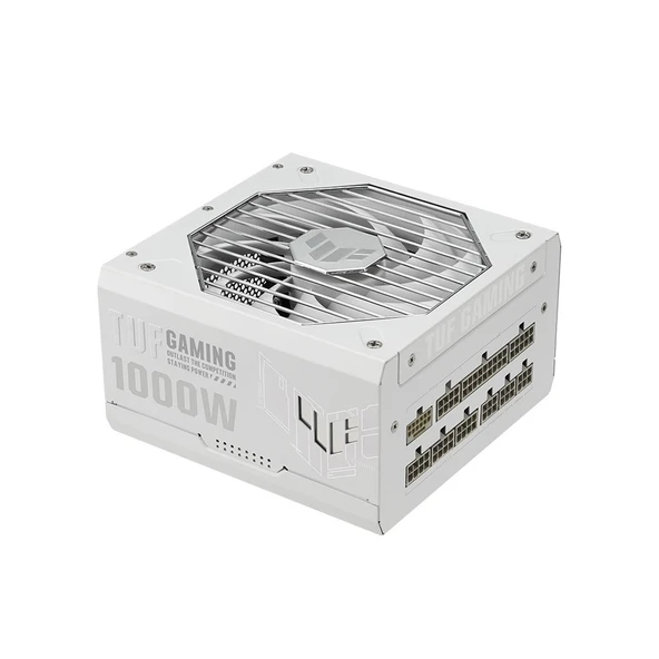ASUS TUF GAMING 1000G Beyaz 80Plus Gold 1000W Modüler ATX 3.1 Güç Kaynağı