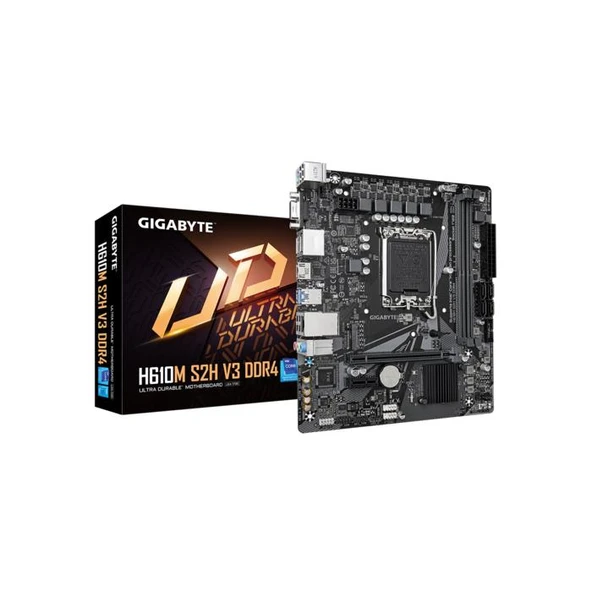 Gıgabyte H610M S2H V3 Ddr4 3200Mhz M.2 Hdmı 1700P