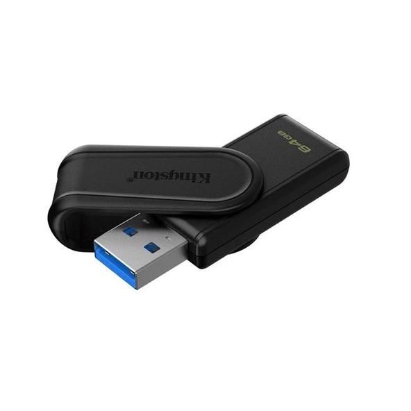 KINGSTON 64GB USB3.2 DTXS/64GB Exodia S BLACK+BLACK ürün görseli 1