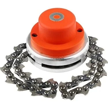 Motorlu Tırpan Testere Zincirli Canavar Başlık