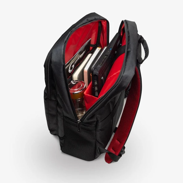 GAMEGARAJ LANCY 17" Laptop Sırt Çantası Siyah - Resim 7