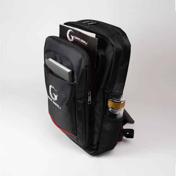 GAMEGARAJ LANCY 17" Laptop Sırt Çantası Siyah - Resim 6