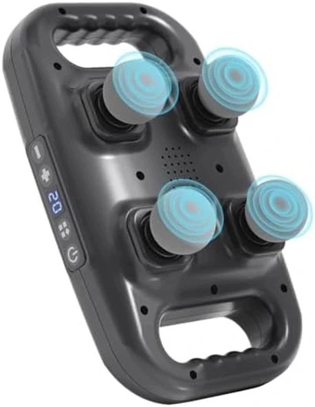 4 Başlıklı Masaj Sı - Ergonomik Derin Doku Sırt Ve Boyun Masaj Aleti Ağrı Ve Sızı Giderici - 2