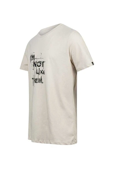 2AS ALEX BASKILI ERKEK SIFIR YAKA T-SHİRT 035 - 10