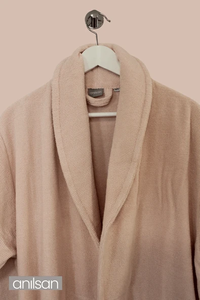 %100 Pamuk Gül Kurusu bornoz - Şalyaka Otel Bornozu, Spa Için Ideal, Günlük Kullanıma Uygun - 4