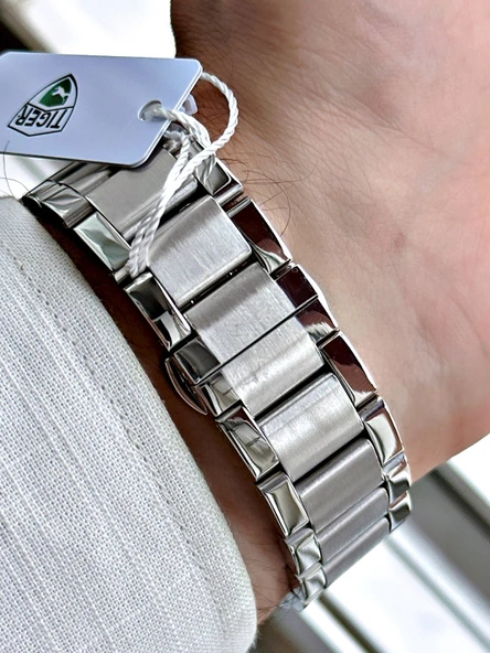 TI-617A TIGER ÇELİK ERKEK SAATİ - Resim 2