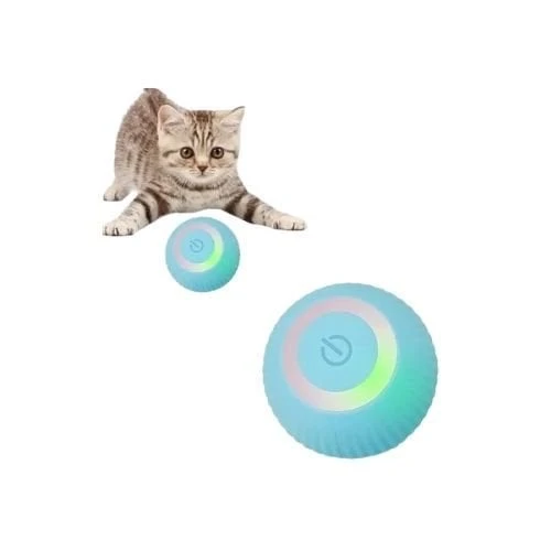 Mucit Home Şarjlı Otomatik Hareketlenen  Interaktif 360 Derece Dönen Kedi Eğitim Topu - 3