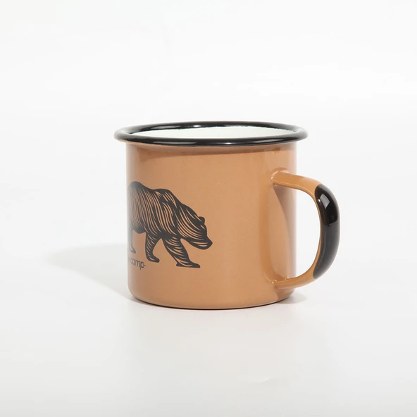 FreeCamp Campers Emaye Mug 350ml-BEJ - 2