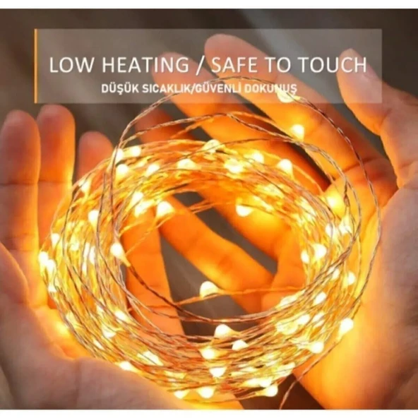 Mucit Home  10 Metre Pilli Peri Led, Dekor Işık Günışığı - 2