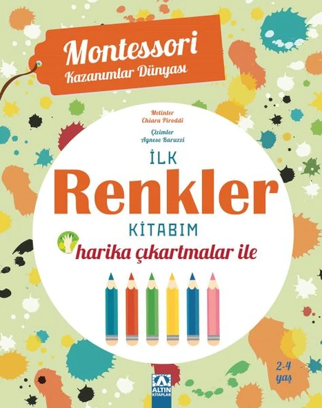 Montessori Kazanımlar Dünyası - İlk Renkler Kitabım (2-4 yaş) ürün görseli