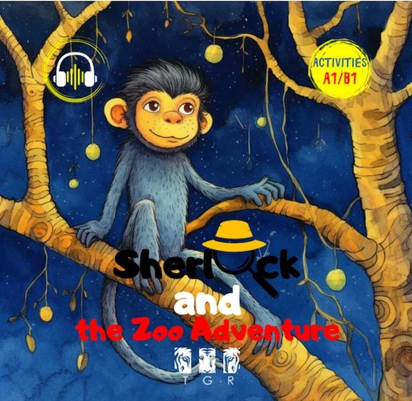 Sherlock and the Zoo Adventure (İngilizce) ürün görseli