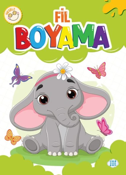 Neşeli Fil Boyama ürün görseli