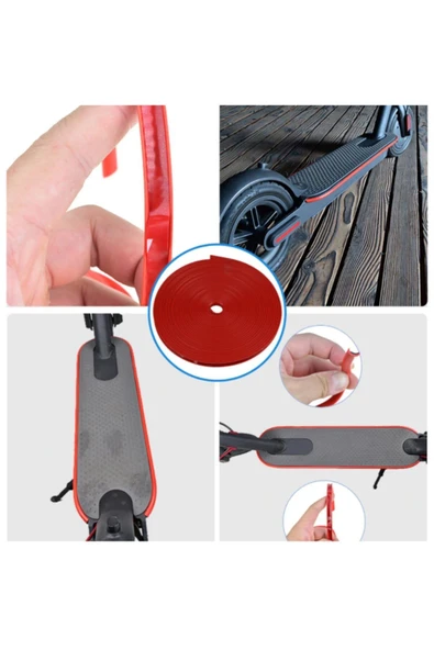 M365 Elektrikli Scooter Için Mor Tampon Koruma Şerit 125 Cm - Resim 4