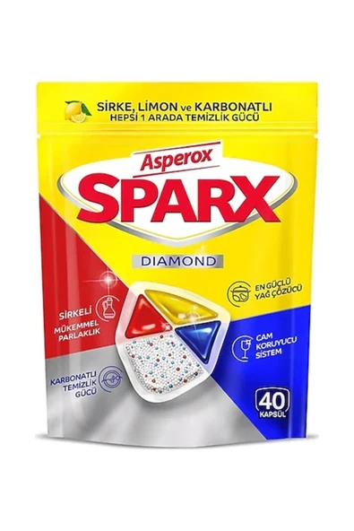 ASPEROX Bulaşık Makine Kapsülü 40lı