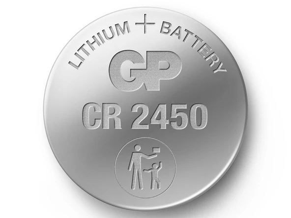 GP Batteries Extra CR2450 2450 Boy Lityum Düğme Pil, 3 Volt, 10'lu Kart - 2