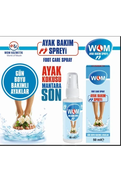 Wom Ayak Bakım Spreyi 50 ml - 1