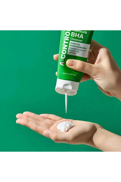NİNE LESS A-Control Heartleaf & BHA Cleanser 120ml - 2