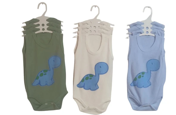 Çıtçıtlı bebek bady 4lü seri 3-6-9-12 aylık toptan 4lü seri - Resim 2