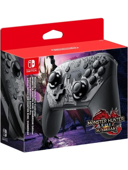 Nintendo Switch Pro Controller Monster Hunter Rise Sunbreak Edition ürün görseli