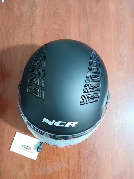 NCR KASK ÇENESİZ 230 ECE BELGELİ- MAT SİYAH - Resim 4
