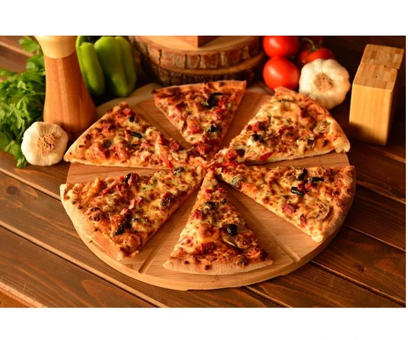 Bambum Slice - Dilimli Pizza Tahtası B0123 - 3
