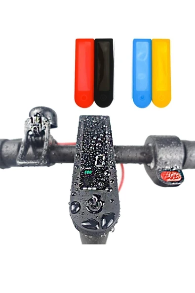 Elektrikli Scooter Silikon Ekran Kılıfı Su Geçirmez Darbelere Karşı Dayanıklı Siyah Renk ürün görseli