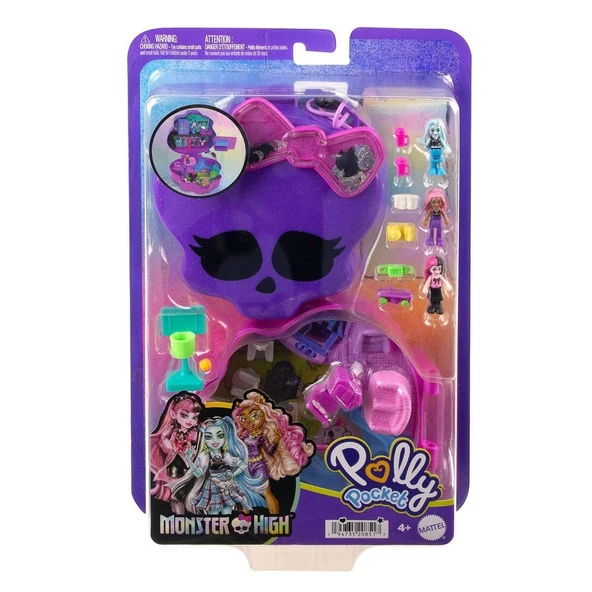 HVV58 Polly Pocket - Monster High Temalı Kompakt Oyun Seti ürün görseli